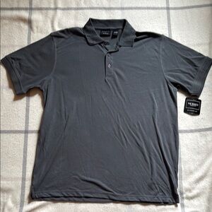 Charcoal Men's Polo Shirt Size Large